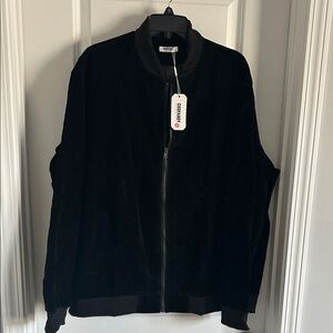 Stylish Black Bomber Jacket